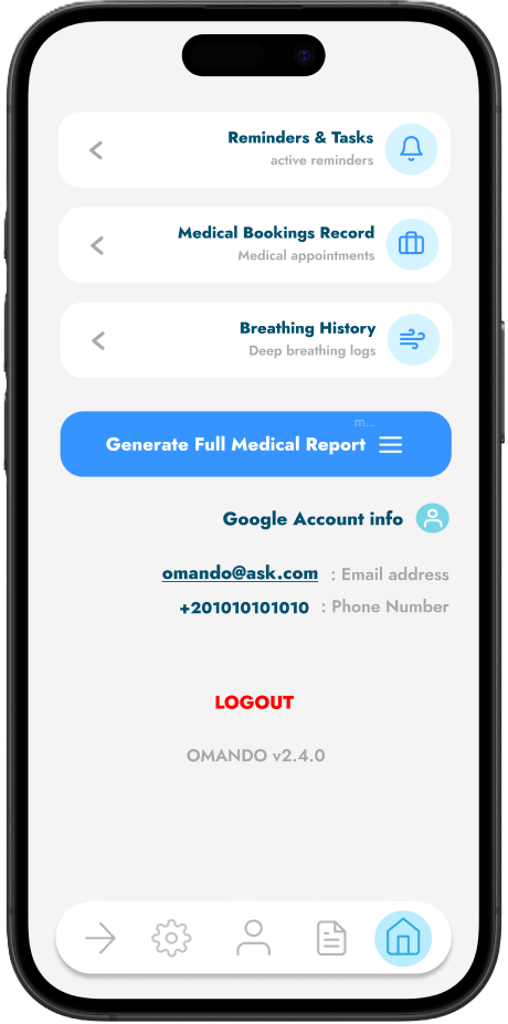 OMANDO Reports & Management